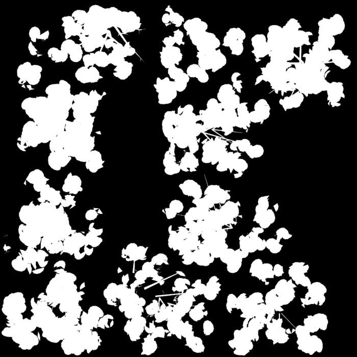 Faulty opacity texture