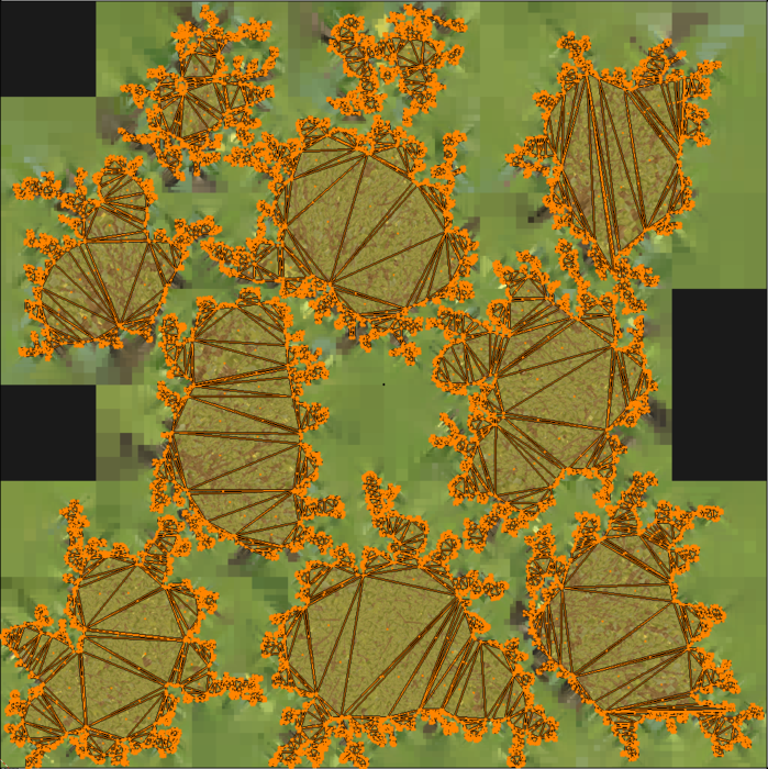 High geometric complexity diffuse map