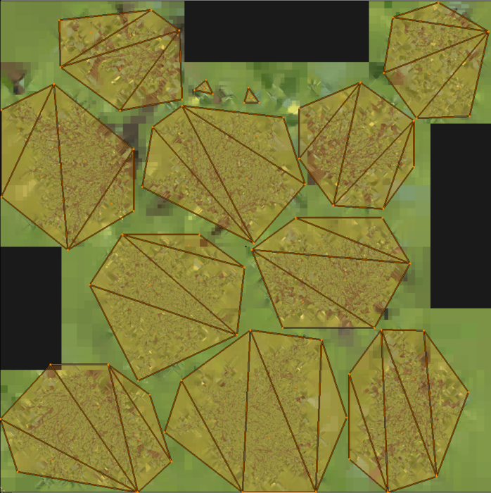 Low geometric complexity diffuse map