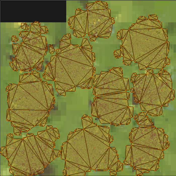 Medium geometric complexity diffuse map