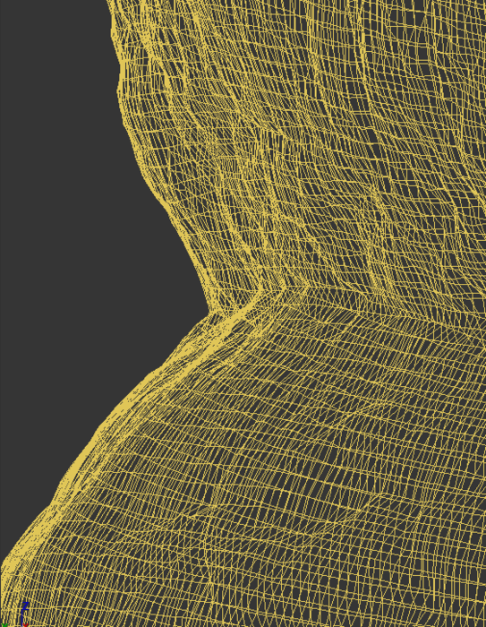 Bryan Samson photoscan mouth wireframe